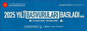 Ulusal Staj Programı 2025 yılı başvuruları başladı! 