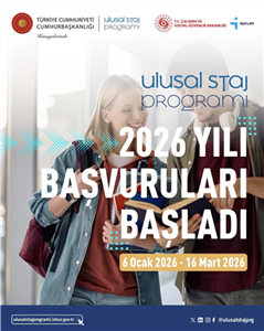 Ulusal Staj Programı 2026 Başvuruları Başladı!